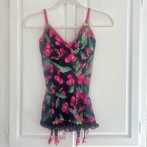 Victoria’s Secret cherry lingerie